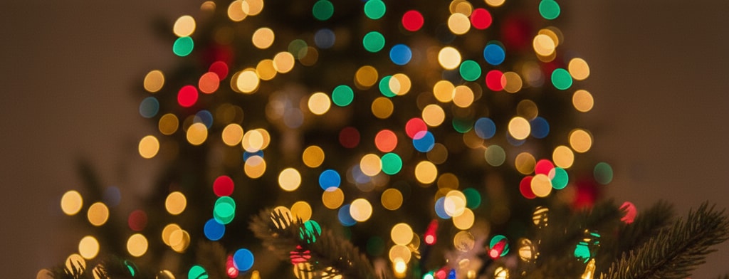 bokeh christmas lights Syracuse